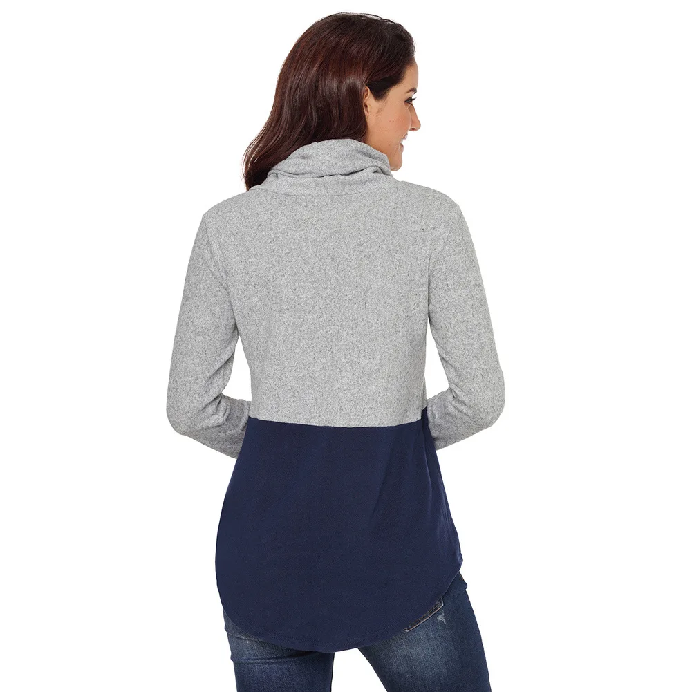 Autumn new women's wear design, cloak, high necked long string, long sleeved lady's coat