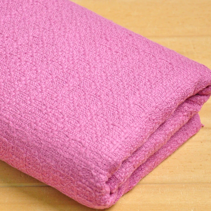 

Free ship black ,navy,pink weaved tweed fabric price for 1/2 meter