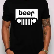 Летняя футболка уличная пивная джип Футболка мужская забавная джип владелец подарок хлопковая футболка с коротким рукавом camisetas