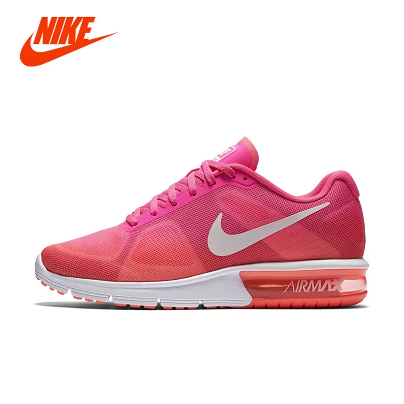 

NIKE AIR. MAX SEQUENT Women Girls Lightweight Damping Running Shoes Big Kid Children Breathable Casual Sport Sneakers