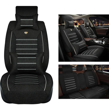 

Yuzhe Linen car seat cover For Volkswagen vw passat b5 b6 b7 polo 4 5 6 7 golf tiguan jetta touareg car accessories styling