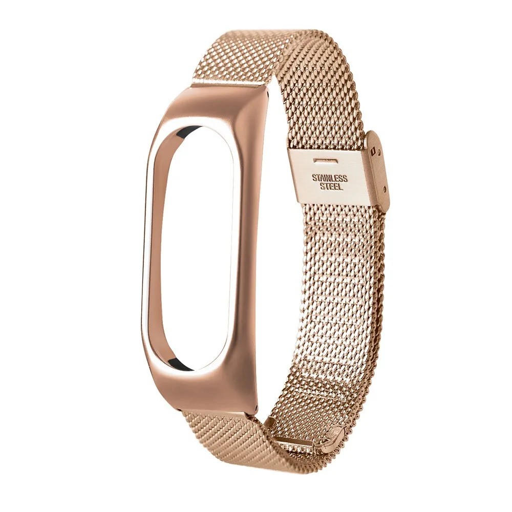 

Stainless Steel bracelet For Xiaomi Mi band 2 Fashion Lightweight Stainless Steel Smart Wrist Watch Strap Drop Shipping l1030#1