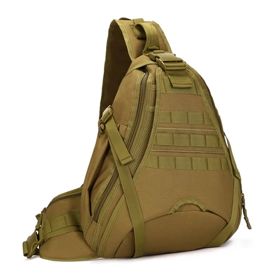 Sinairsoft мужская тактический рюкзак большой емкости дорожные сумки на ремне Рюкзак Груди Упакованные 14 дюймов ноутбук Тактический спортивная сумка - Цвет: CB