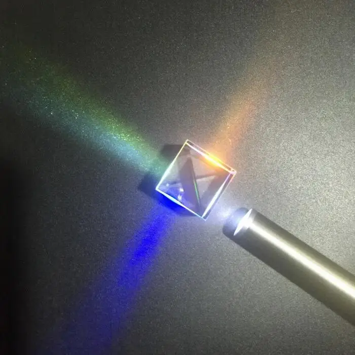  Science Prism Laser Beam Combine Cube Prism Laser Diode FOR Glass Optical Instruments Mirror Teachi - 32989663204