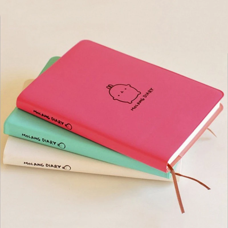 

2019 Cute Kawaii Notebook Cartoon Cute Lovely Journal Diary Planner Notepad For Kids Gift Korean Stationery Three Covers