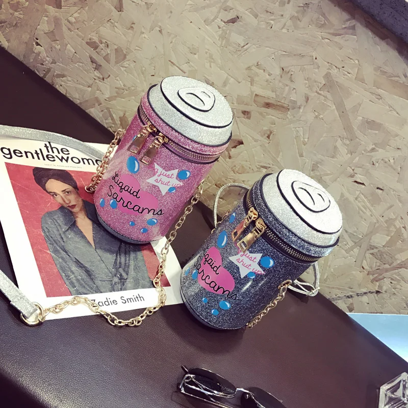 Soda банки из модного кожзаменителя Повседневное дамы хиосский кошелек Crossbody мини