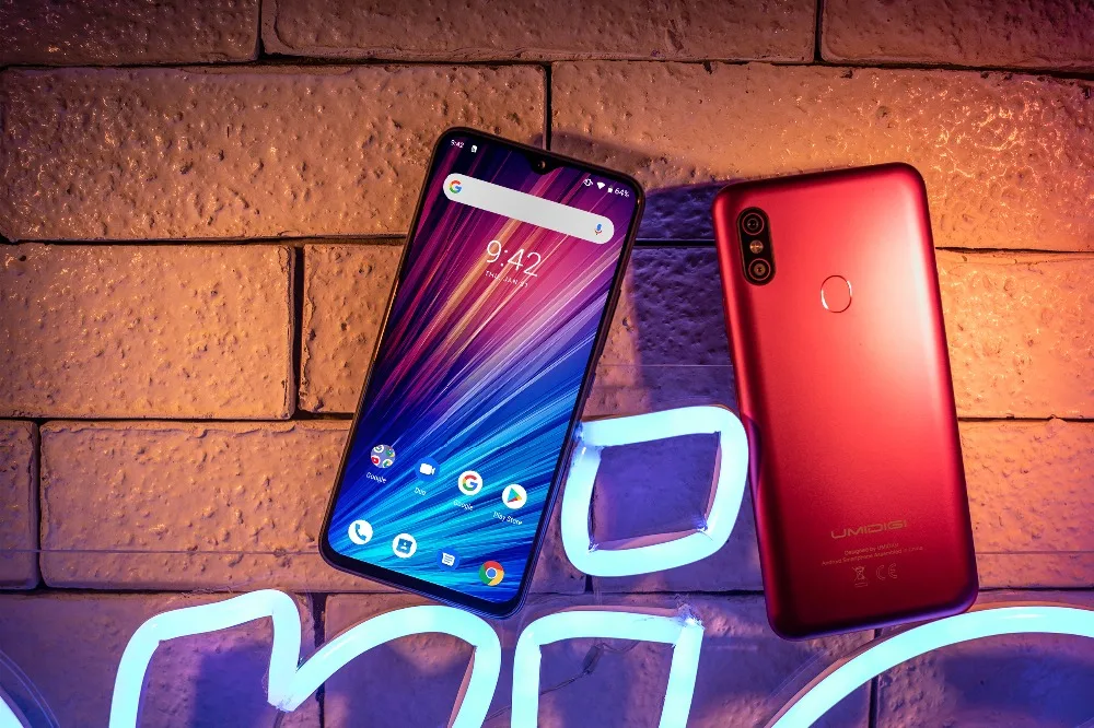 UMIDIGI F1 Play Android 9,0, камера 48 Мп+ 8 Мп+ 16 МП, 5150 мАч, 6 ГБ ОЗУ, 64 Гб ПЗУ, 6,3 дюймов, FHD+ Helio P60, глобальная версия, смартфон, двойной, 4G