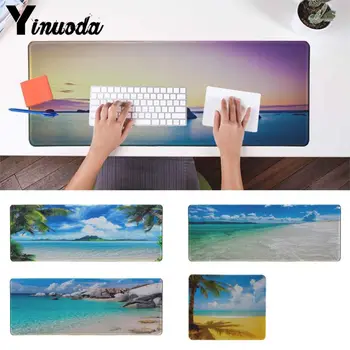 

Yinuoda New Arrivals Seaside scenery Office Mice Gamer Soft Mouse Pad Notebook Non-Slip professional Rectangle Gaming Mouse Pad