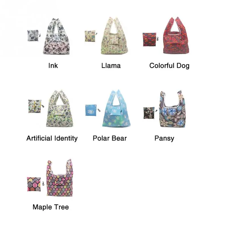 Многоразовая женская сумка для покупок, простая Складная Экологичная сумка для продуктов, переносная сумка для хранения в супермаркете, Повседневная Большая Сумка-тоут#2