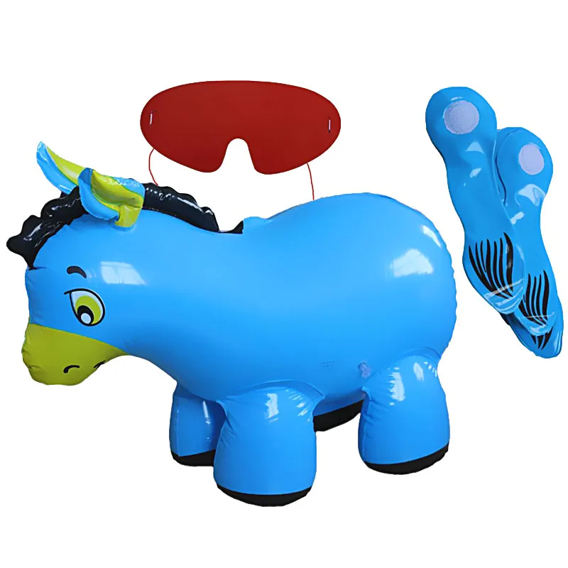 Inflated Pin Tail On Donkey Game Inflatable Donkey Hot Toys Children