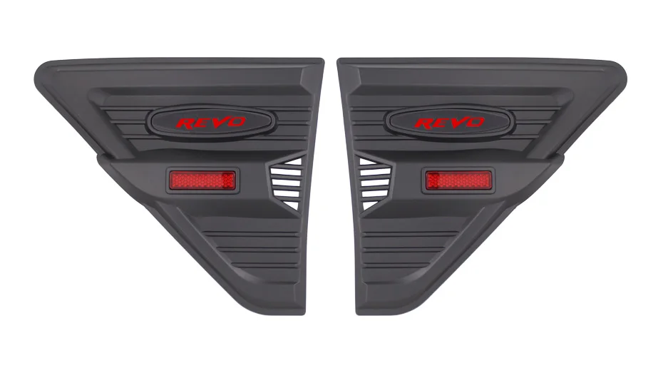 For Toyota Hilux REVO 2016 Side Vent Cover JDM Decoration Hilux REVO 2015-2017 Auto Side Wind Lamp Tuning Car Body Parts Styling 41