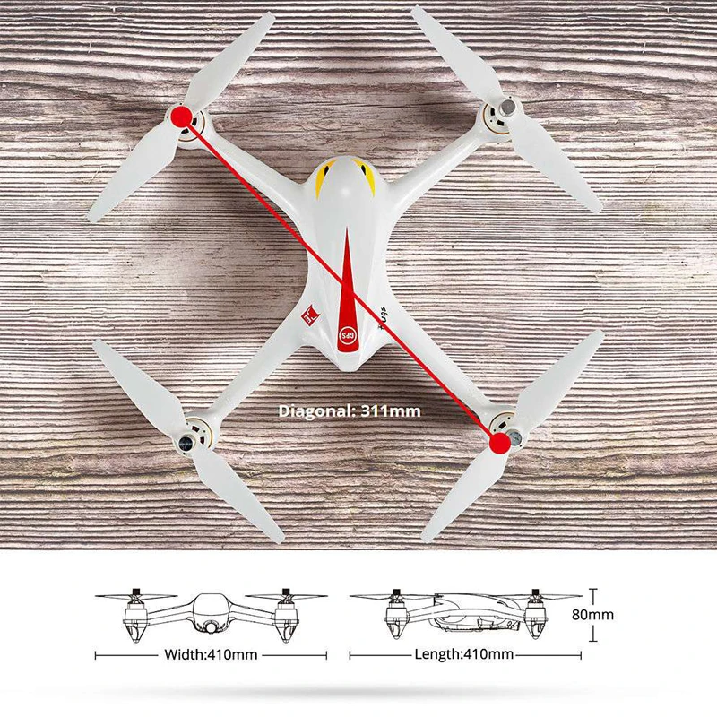 Drone with Camera MJX Bug 2C 5 8GHz RC Drone Quadcopter With 720P HD Live Camera