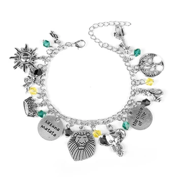 

Wholesale Jewelry The Lion King Musical Collection Handmade Charm Bracelet Wristlet Anklets Sexy Link Chain Bracelet for Women-2