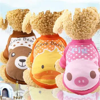 

Cartoon Pet Dog Hoodie Coat Winter Dog Clothes For Small Dogs Cats Puppy Suit Chihuahua Yorkies Sweatshirt Dogs Pets Clothing
