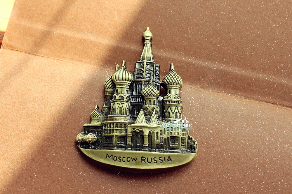 

Russia Moscow Tourism Travel Souvenir 3D Metal Fridge Magnet Craft Worldwide GIFT IDEA