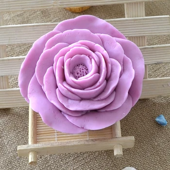 

3D Flower Shape Silicone Soap Candle Mold Diy Handmade