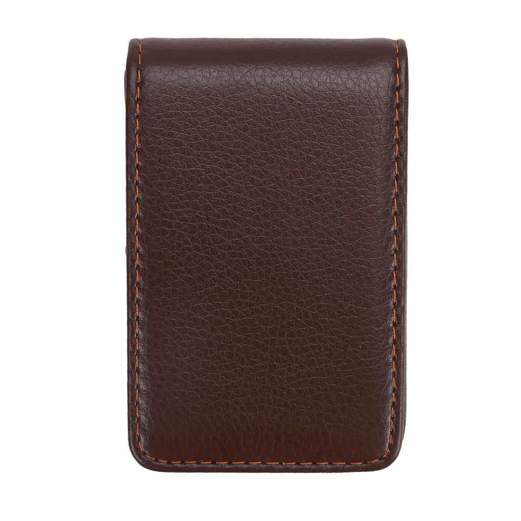 

Men Wallet Business Card Holder Bank Cardholder Leather Package Bus Card Holder Slim Multi-card Box Credit Card Holder +