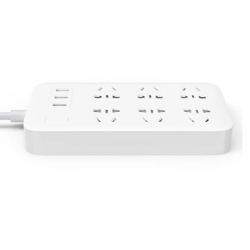 Xiao mi jia mi power Strip 2A Быстрая зарядка 3 USB удлинительная розетка 6 стандартных розеток адаптер ЕС