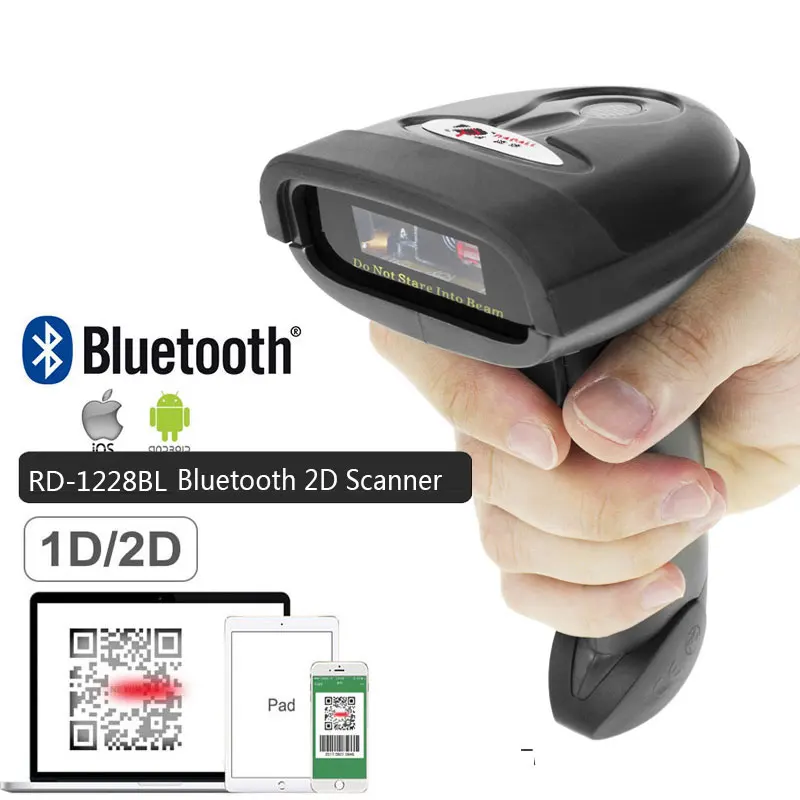 RD-1228BL Bluetooth QR 2D Barcode Scanner AND RD-1228BC Bluetooth 1D CCD Scanner for Mobile Payment Support Mac IOS X, Android RD-1228BL Bluetooth QR 2D Barcode Scanner AND RD-1228BC Bluetooth 1D CCD Scanner for Mobile Payment Support Mac IOS X, Android
