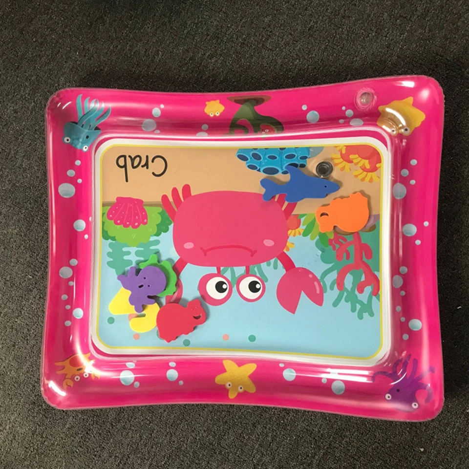 2019 Criativa Dupla Utilização Afagou Bebê Brinquedo Inflável Almofada Bebê Almofada Almofada Água Prostrado Pad Pat Brinquedo Inflável da Água 10 Cheap Tapetes de jogo