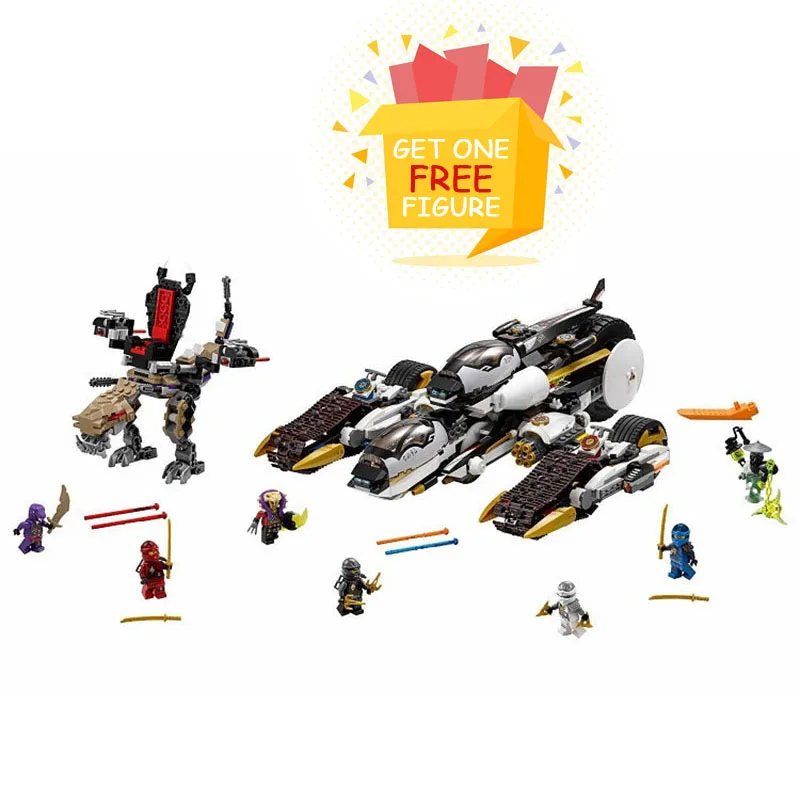 

Bela Pogo Compatible Legoe BL10529 Building Blocks Bricks Ninjagoe Action Figures Thunder Swordsman toys for children