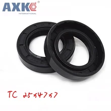 10pcs AXK 25x47x7 TC25x47x7 NBR Skeleton Oil Seal 25*47*7 Seals AXK high-quality Seals Radial shaft seals Nitrile rubber 10pcs axk 25x47x7 tc25x47x7 nbr skeleton oil seal 25 47 7 seals axk high quality seals radial shaft seals nitrile rubber