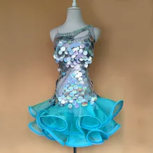 Новые костюмы для латинских танцев, пикантные блестки эластичный, Латиноамериканский танцевальный костюм для женщин и детей, конкурс латиноамериканских танцев, платья