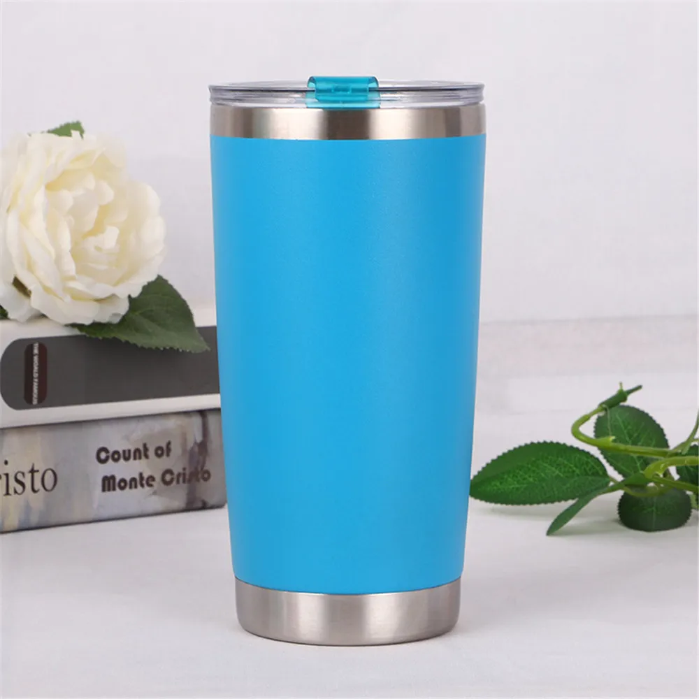 

600ml/20oz Stainless Steel Tumbler Vacuum Double Wall Insulation Travel Mug Insulation Cold Preservation Coffee Cup
