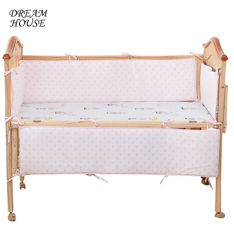 4 шт./лот детские мягкие бортики для кровати детская кроватка бампер для новорожденных Мягкие подушки защита для кроватки дети постельное