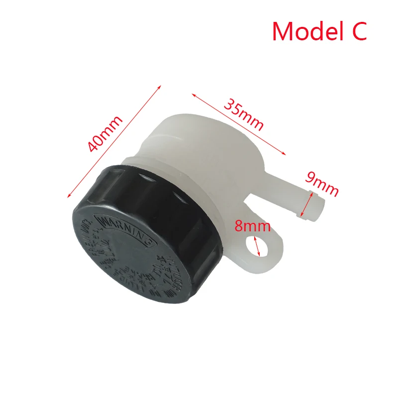 1 шт. Универсальный мотоциклетный бачок тормозной жидкости задний главный цилиндр масляный бак для Yamaha Honda Suzuki - Цвет: Model C