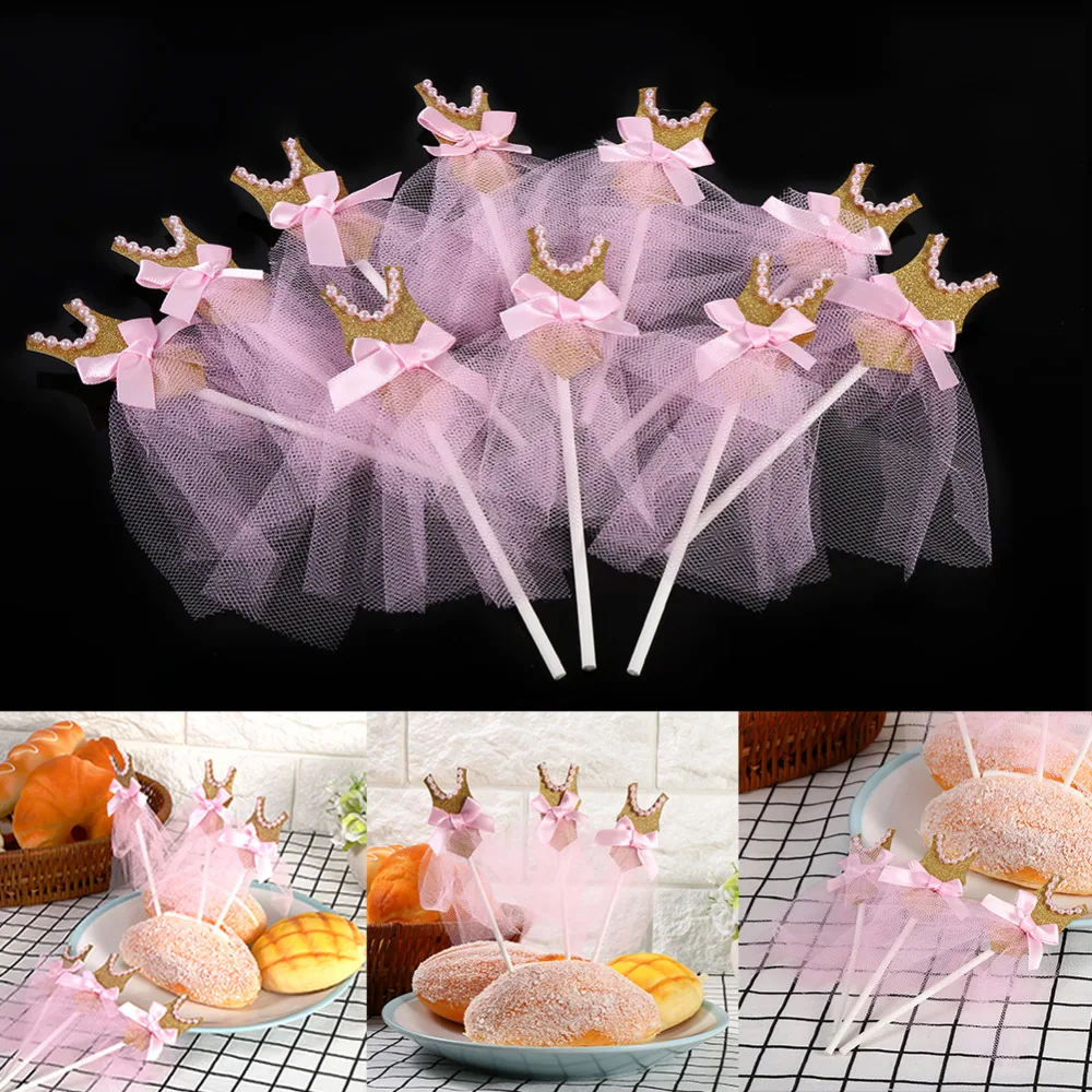 Pink Gold Birthday Wedding Baby Shower Cake Party Decoration