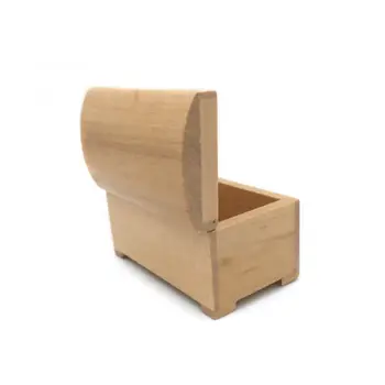 

1:12 Scale Dollhouse Miniature Furniture Handcrafted Wooden Storage Box Treasure Doll House Accessories Kids Gift