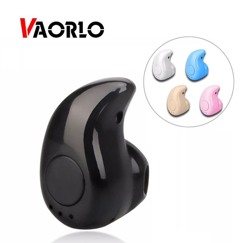 Беспроводные наушники VAORLO Bluetooth вкладыши с микрофоном мини Невидимая Спортивная