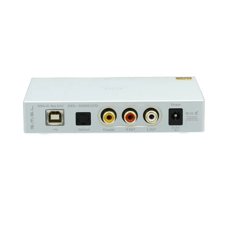 USB плеер SMSL M8A оригинальный ES9028Q2M DSD512/PCM768kHz с ЦАП XMOS оптический/коаксиальный/USB вход