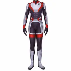 Мстители 4 эндшпиль Косплэй костюм Quantum области боевой костюм комбинезон Для мужчин супергероев Marvel Зентаи боди костюм из лайкры для