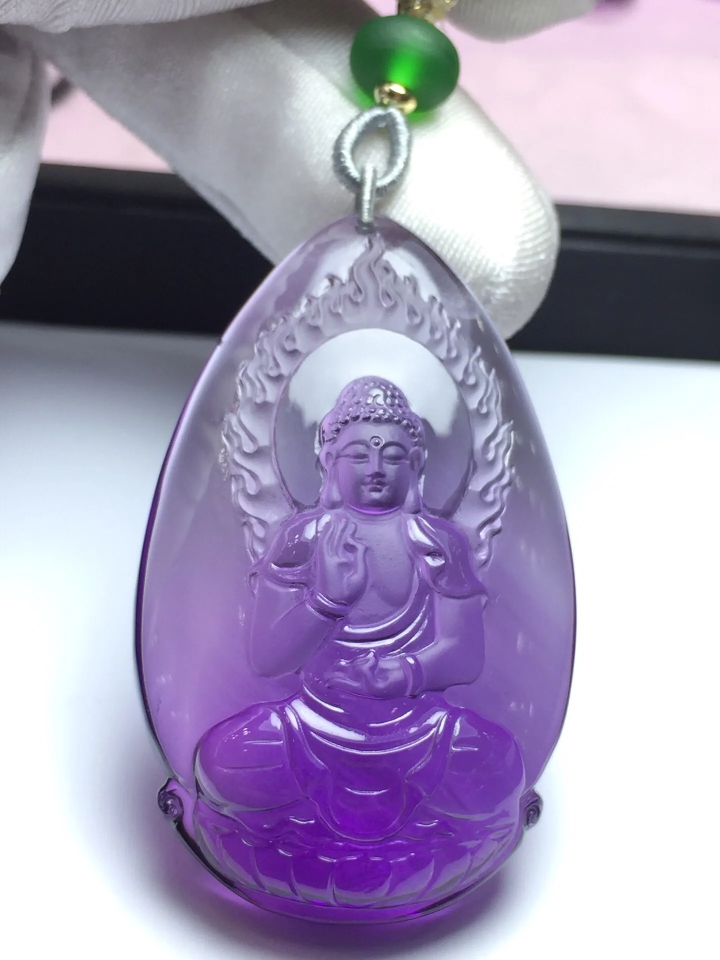 

Amethyst Neckalce Fine Jewelry 100% Natural Purple Amethyst Carved 31grams Female Women's Gemstones Pendant Necklaces