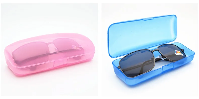 SUMONDY большой размер небьющиеся очки коробка для солнцезащитных очков 4 цвета Прозрачный Пластиковый Чехол для очков G135