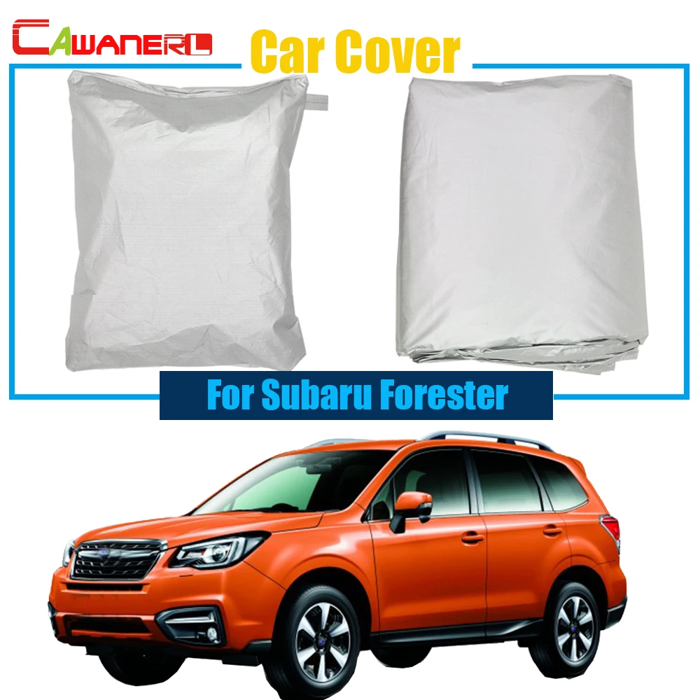 

Cawanerl Car Cover Anti UV Sun Rain Snow Resistant Sun Shield Cover Dustproof For Subaru Forester Quality Warrant !