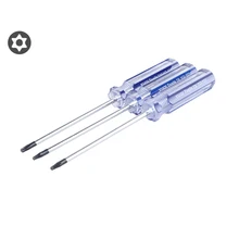 NEWACALOX Repair Tool Kit Precision Magnetic Screw Driver Torx T8 T9 T10 Screwdriver for XBOX Game Machine Phone 3pcs/set