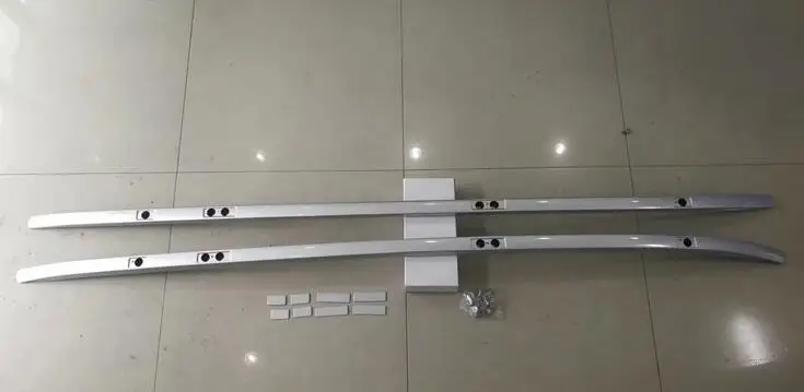 1 زوج الألومنيوم سبائك الفضة اللون الأسود سيارة الجانب السكك الحديدية حامل سقفي ل CR-V CRV 2017 2018