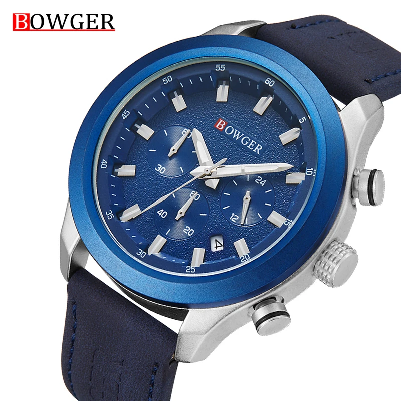

Fashion Brand Men Sports Watches Leather Strap Business Analog Watch Army Military Waterproof Male Clock Relogio Masculino