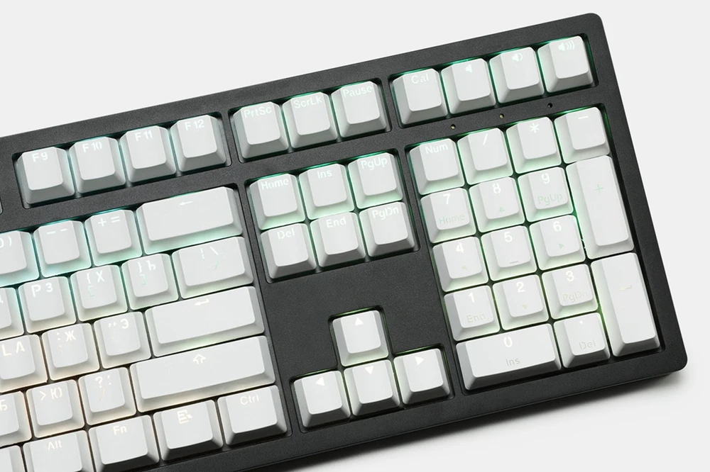 LOOP RUSSIAN & KOREAN ROOT LETTER LANGUANGE legends PBT DOUBLESHOT KEYCAP SET OEM profile black and