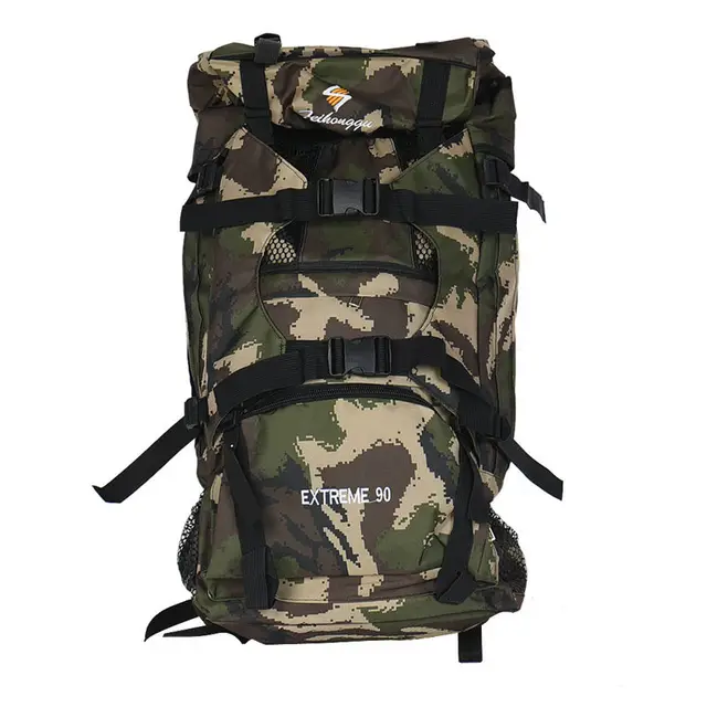 Mountaineering backpack 90L Large Hiking Mountaineering Camping Hunting