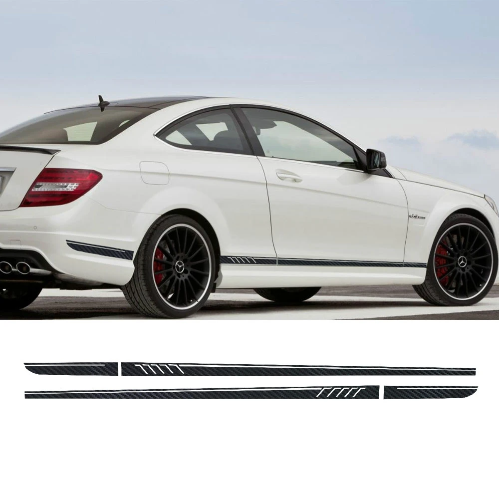 5d Carbon Faser 507 Stil Streifen Aufkleber Fur Mercedes Benz S204 W204 Coupe C 63 Amg Stripe Sticker Carbon Fibre5d Carbon Aliexpress
