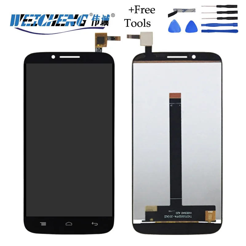 WEICHENG для Alcatel one touch Flash Plus OT7054 ЖК-дисплей + фотография 7054T кодирующий