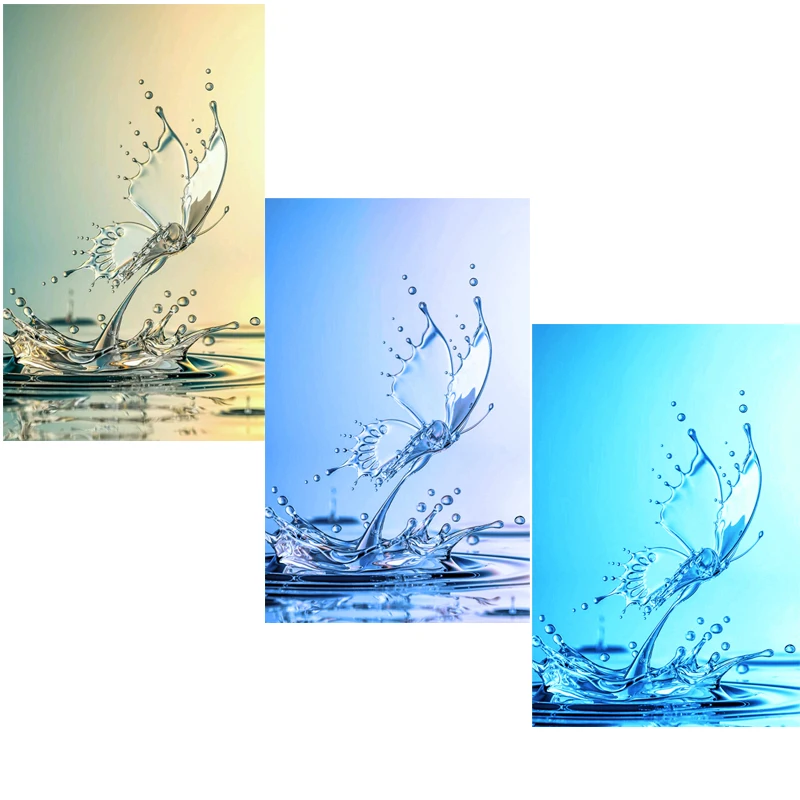 

5D DIY full Square/Round drill Diamond painting Cross stitch Water butterfly Daimond embroidery Mosaic decor