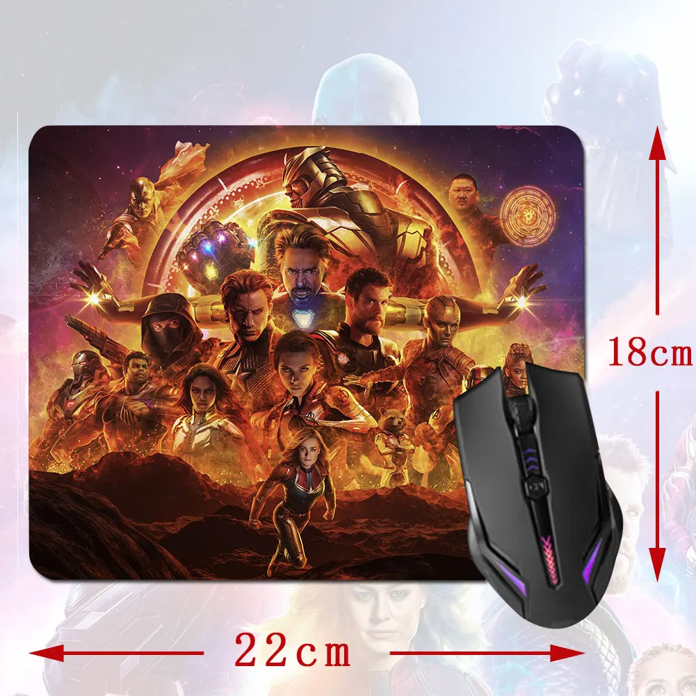 

Avengers: Endgame Thanos Mouse Pad Laptop Gaming Mice Mousepad Notebook Rubber Non-Slip Pad Computer Office Supplies Mouse Mat