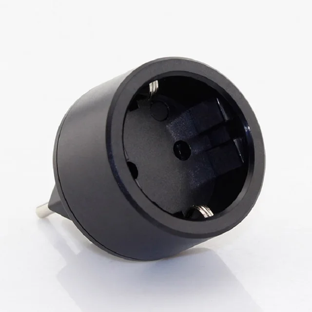 10 pcs 3 pin Swiss plugs to EU adaptor Embedded Swiss adapter converter