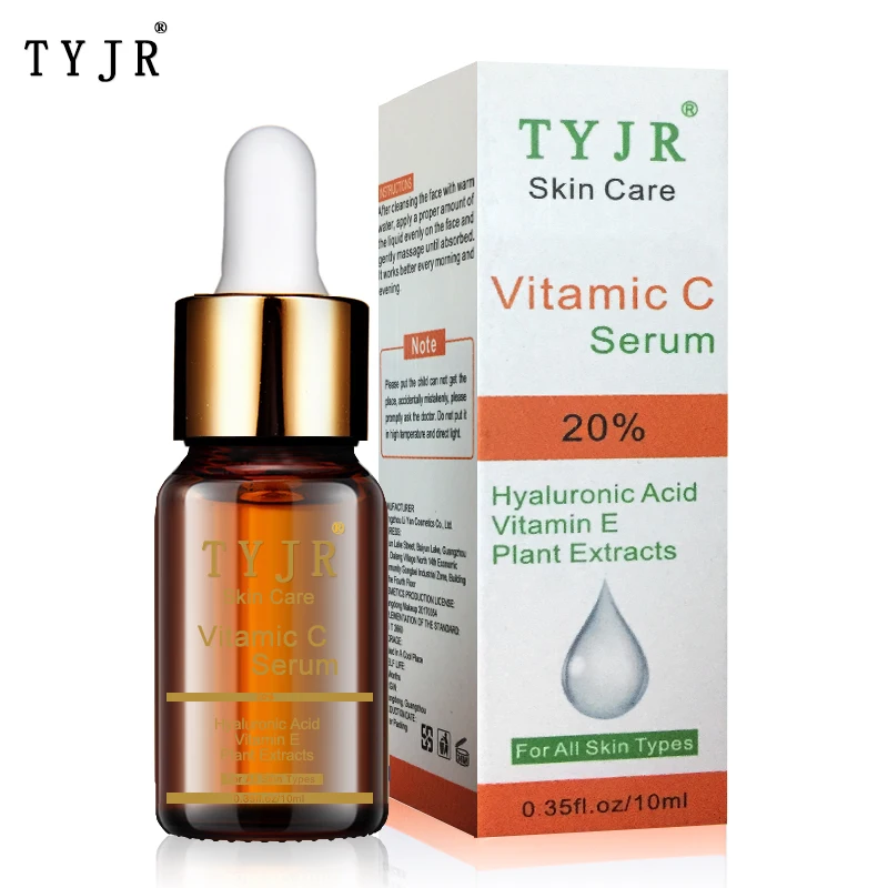 Beli 10 Ml Vitamin C Serum Wajah Pemutih Kulit Perawatan Pelembab Anit Penuaan Anti Kerut Firming Face Serum Perawatan Kulit TSLM2