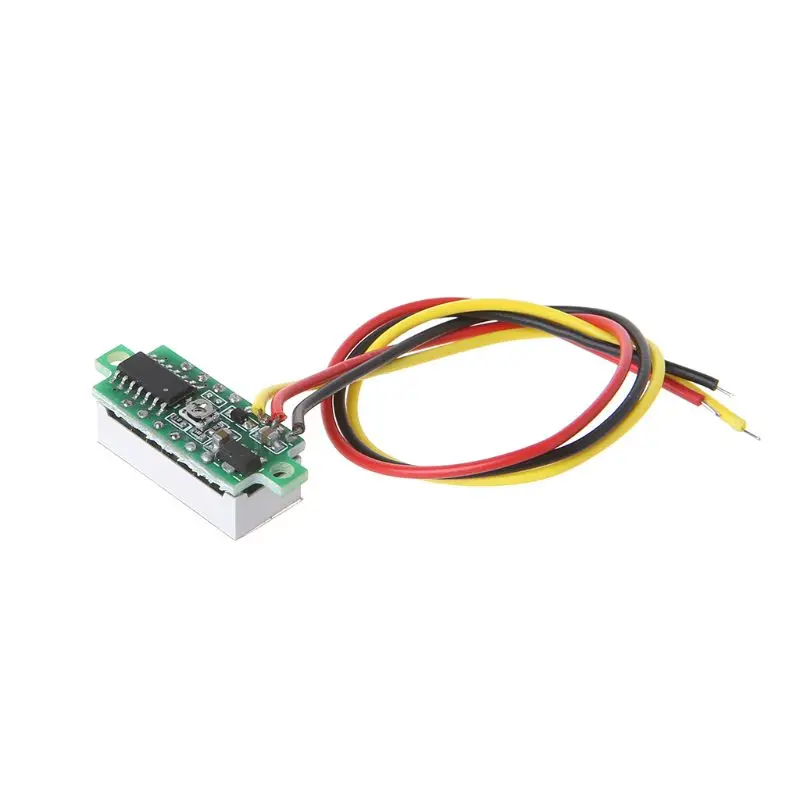 

0.28 Inch Mini DC 0-100V 3 Wires LED Display Digital Voltmeter Gauge Voltage Panel Meter Detector Monitor Tools
